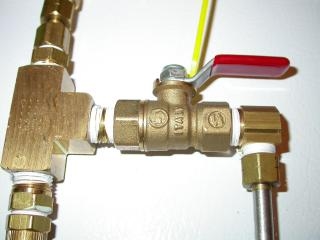 Brand new pipe fixtures installed by professional Milwaukee plumbers from Andersen Plumbing.